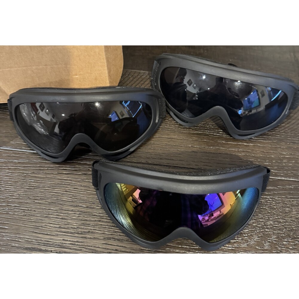 Ski Goggles, 3 Pack Snow Goggles for Men, Women, Kids & Youth, UV400